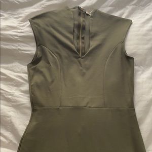 Khaki Midi Dress